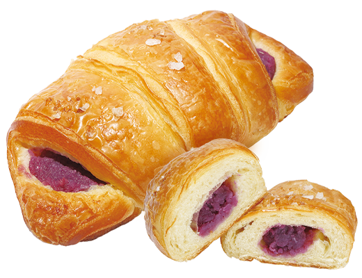 紅いもあんバター塩パン