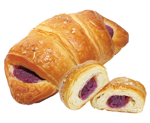 紅いもあんバター塩パン